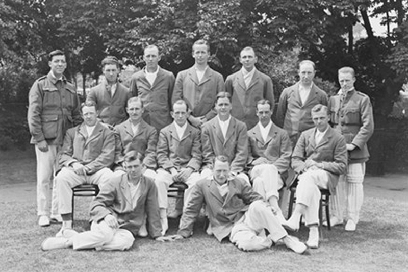 The popular Australian Services Cricket Team at Lords Cricket Ground in September 1919 Photo: Australian War Memorial