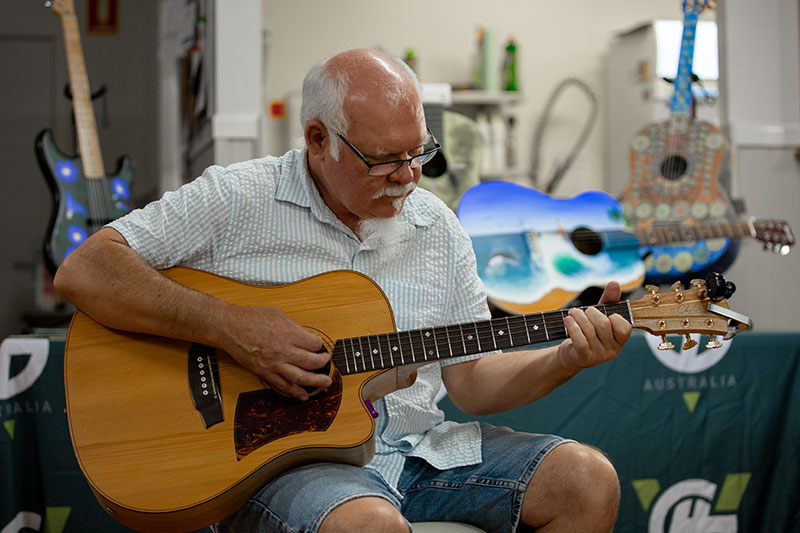 Paul Malone Guitars for Veterans RSL Queensland