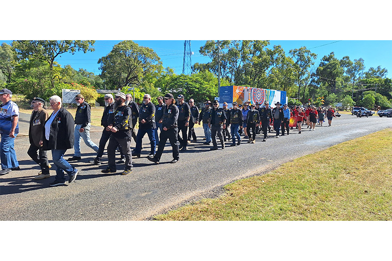 Gemfields Sub Branch ANZAC Day march