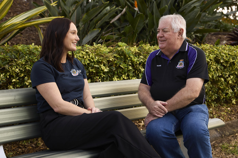 Mark Gallagher and Ash Marshall DVA Advocate