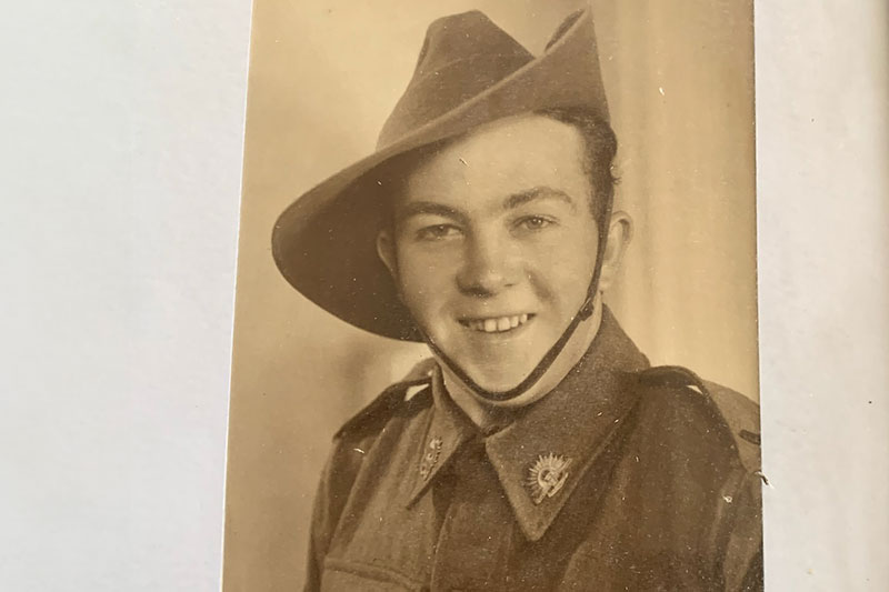 Arthur Leggo at the age of 18