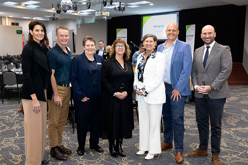 Katie Maloney, General Manager Partnerships and Engagement, RSL Queensland, Brendan Cox, CEO, Legacy Brisbane, Margaret Jenyns, Head of Veteran Services Support, RSL Queensland, Teena Blewitt PSM, DVA Deputy Secretary, Taskforce on Wellbeing Agency and Peak Body, Department of Veterans’ Affairs, Janelle Poole APM MP, Assistant Minister for Community Safety, Defence Industry, Veterans and North Queensland, Queensland State Government, Troy Watson, Deputy CEO – Veteran Services, RSL Queensland, Kahlil Fegan DSC AM, Australia's Repatriation Commissioner