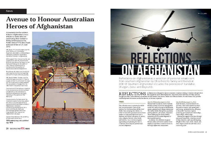 Reflections on Afghanistan