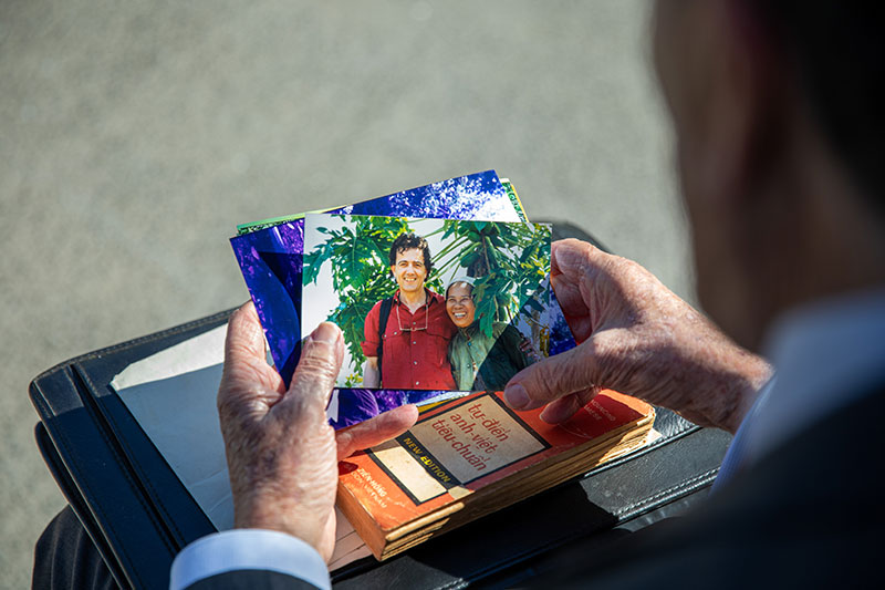 In 1997, Greg travelled to Vietnam to revisit some of the places he served