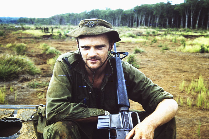 Vietnam War veteran Rex Targett 