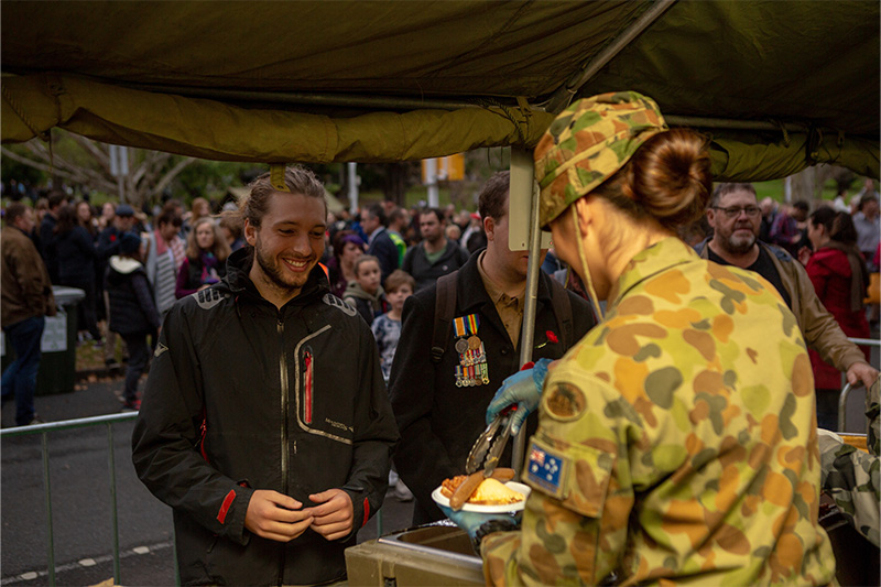 ANZAC Day Gunfire breakfast