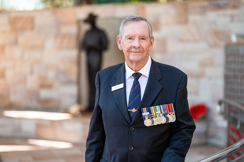 Currumbin Palm Beach RSL Sub Branch Secretary Mr Roger Collins