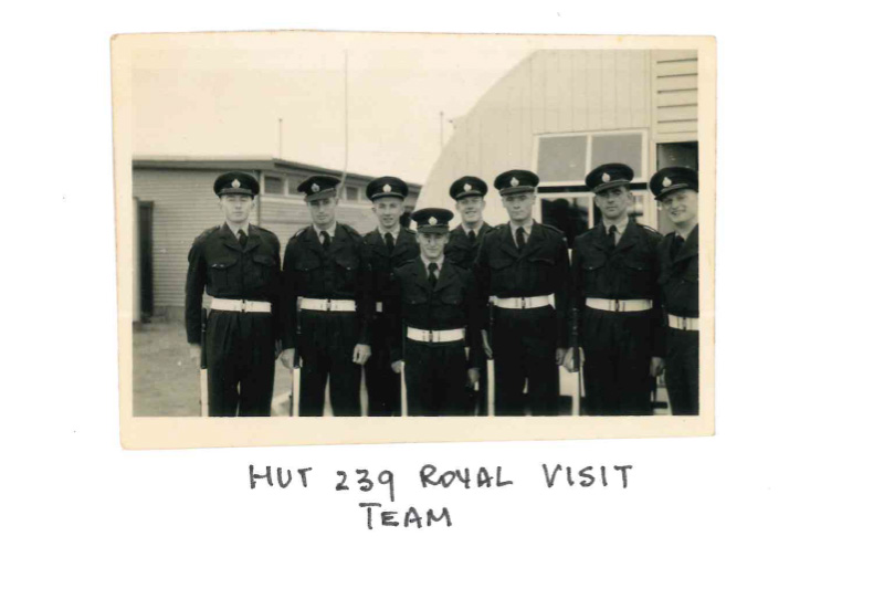Royal Visit team at Hut 239 RAAF Laverton