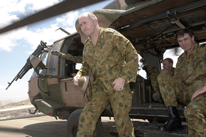 Image: Defence Australia | Peter Cosgrove in East Timor