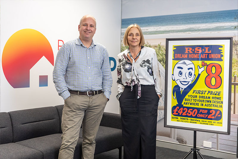 Robert Skoda and Tracey Bishop from RSL Queensland