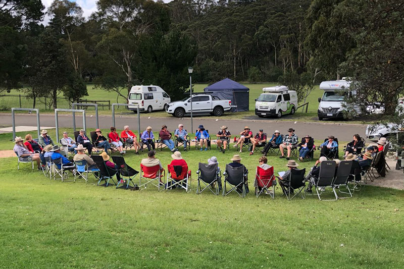 Roustabouts RV Club campers RSL Queensland 