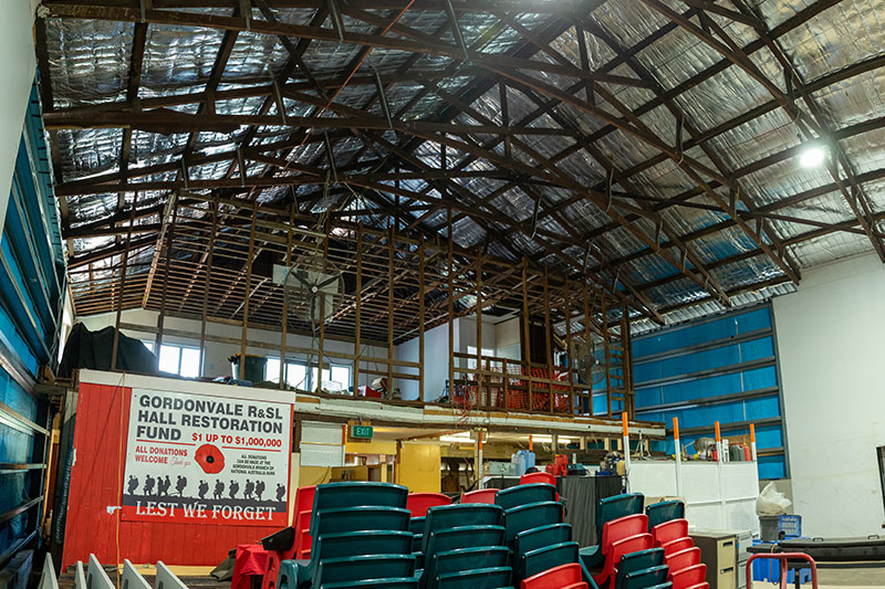 Renovations on the hall are almost complete