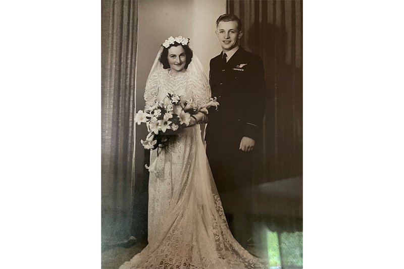 WWII veteran Marie Kirkby with husband Ian Kirkby