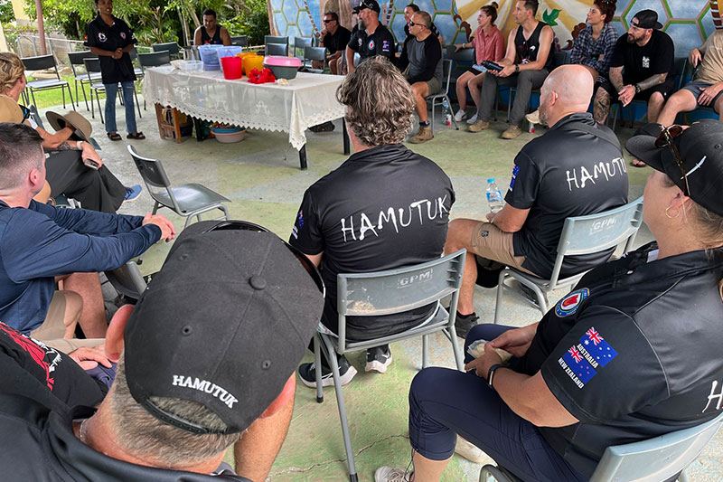 Timor Awakening members in Suai, Timor-Leste