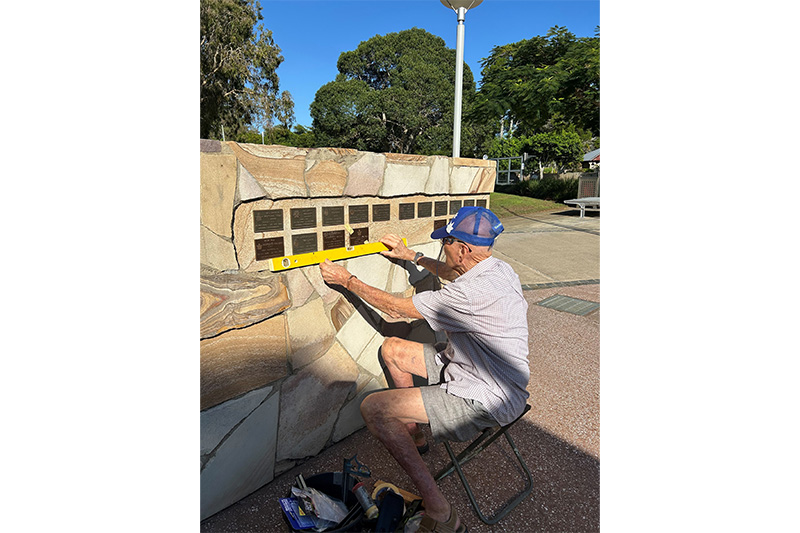 Dick tending to the plague at Beechmere