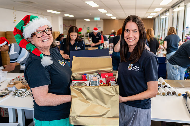 RSL Queensland Christmas hampers 2026