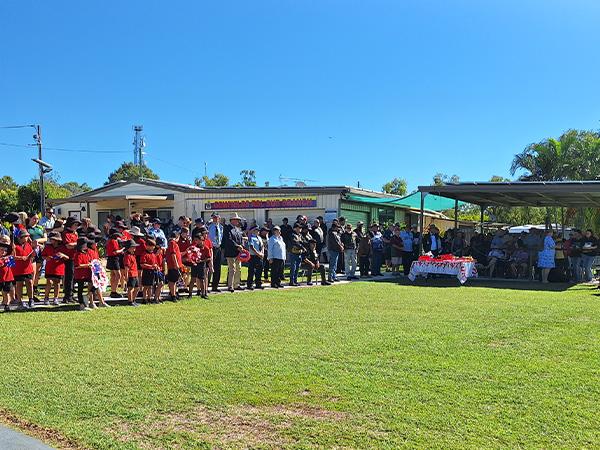 Gemfields Sub Branch ANZAC Day service